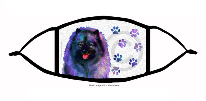 Keeshond Face Mask