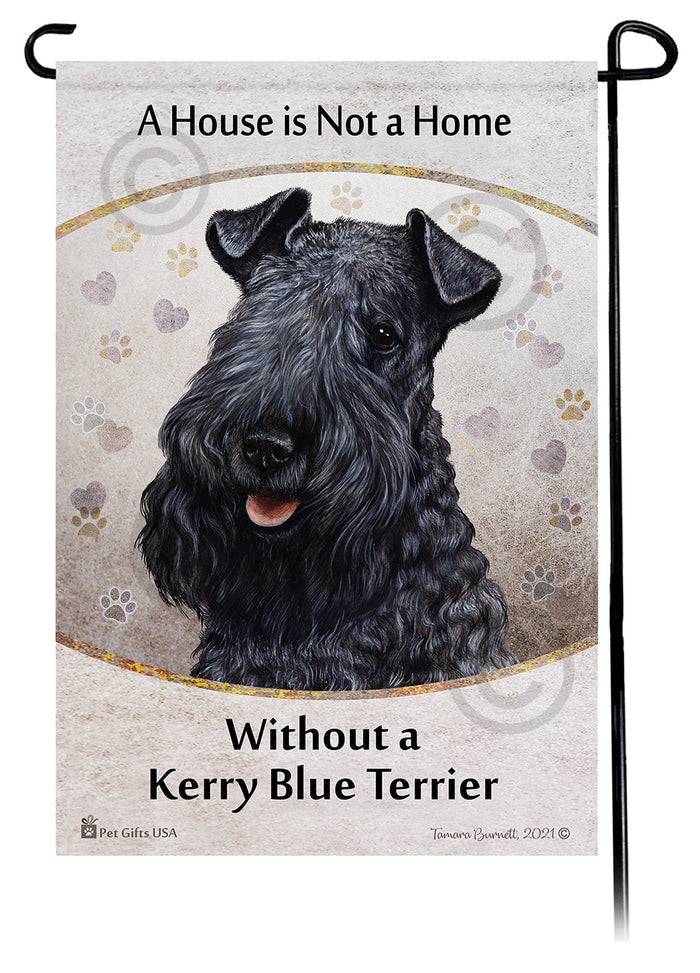 Kerry Blue Terrier House Is Not A Home Garden Flag