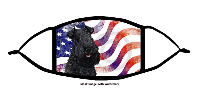 Kerry Blue Terrier Face Mask