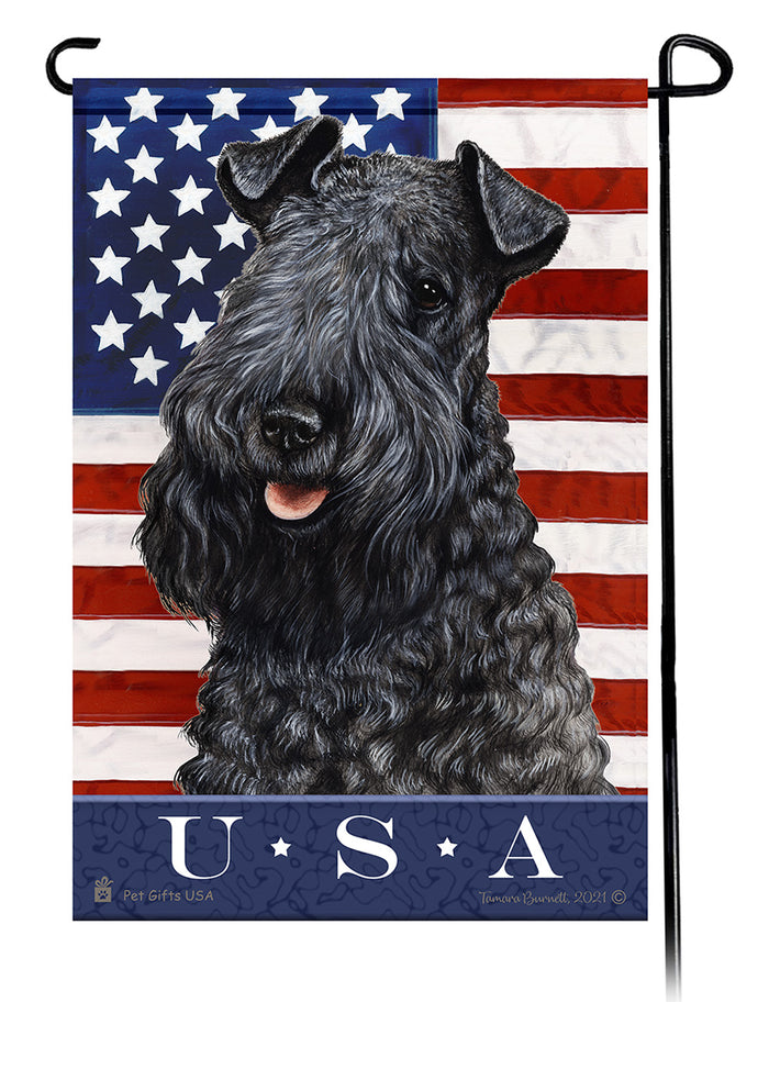 Kerry Blue Terrier True Blue Garden Flags