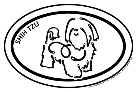 Shih Tzu K-Lines Euro Style Tattoo Magnets