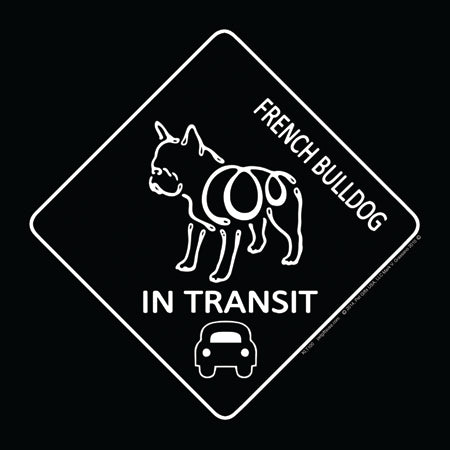 French Bulldog K-Lines In Transit Magnets