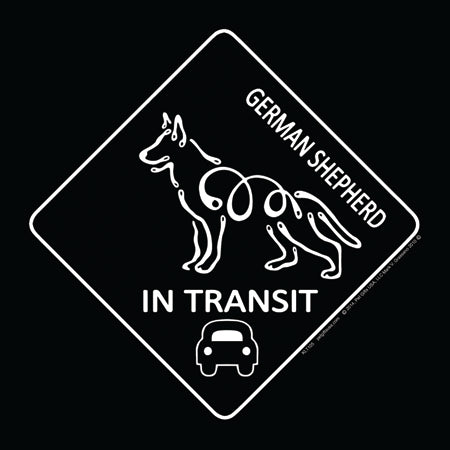 German Shepherd K-Lines In Transit Magnets