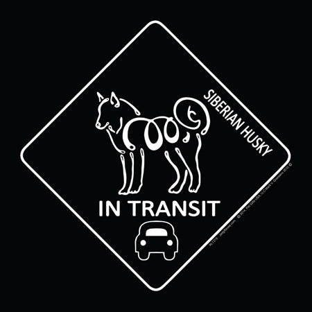 Siberian Husky K-Lines In Transit Magnets