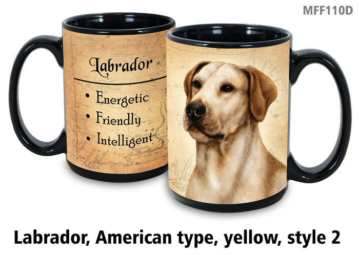 Labrador Retriever (American) Yellow - My Faithful Friends Mug 15 oz