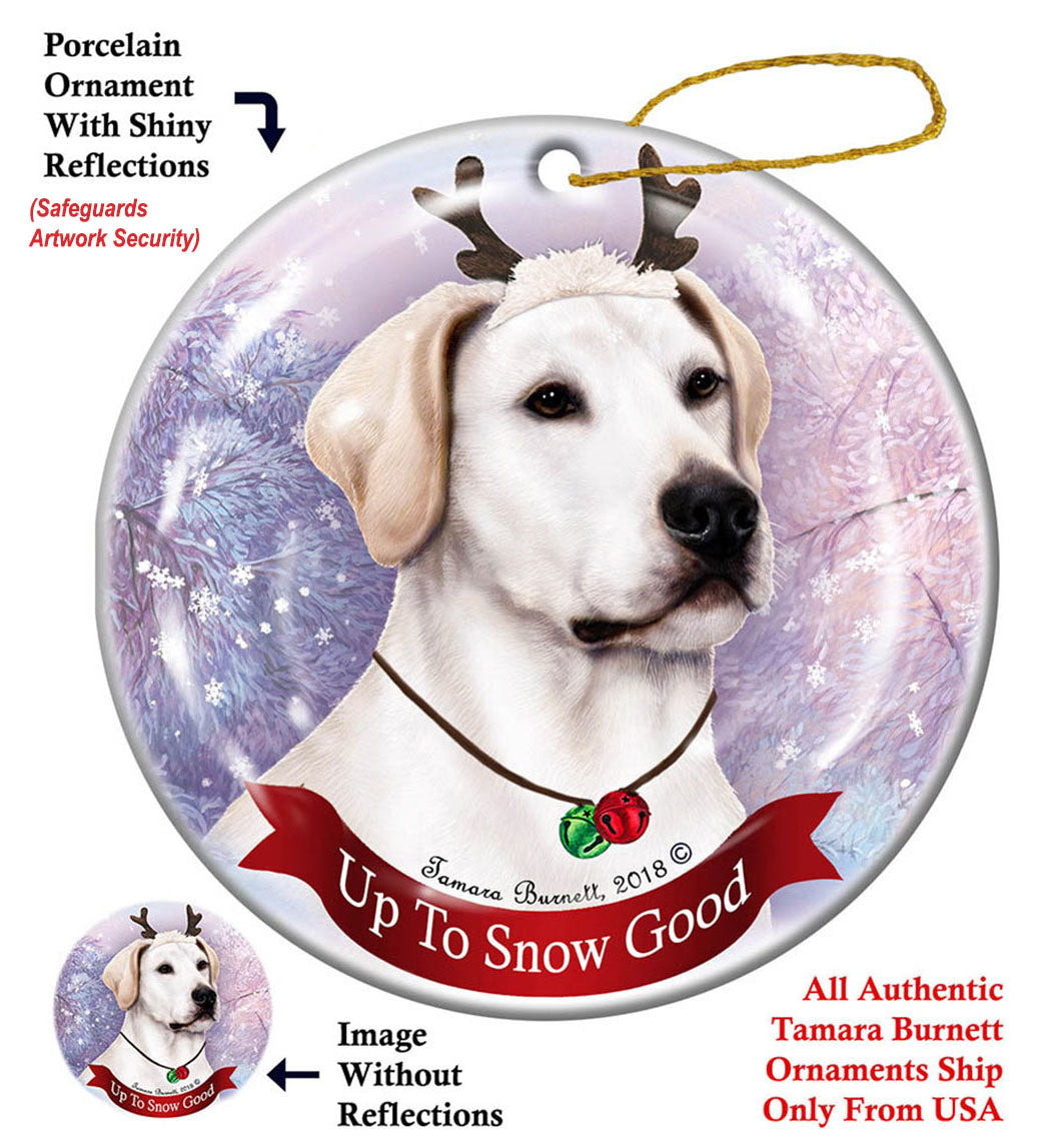 Labrador White American Ornament