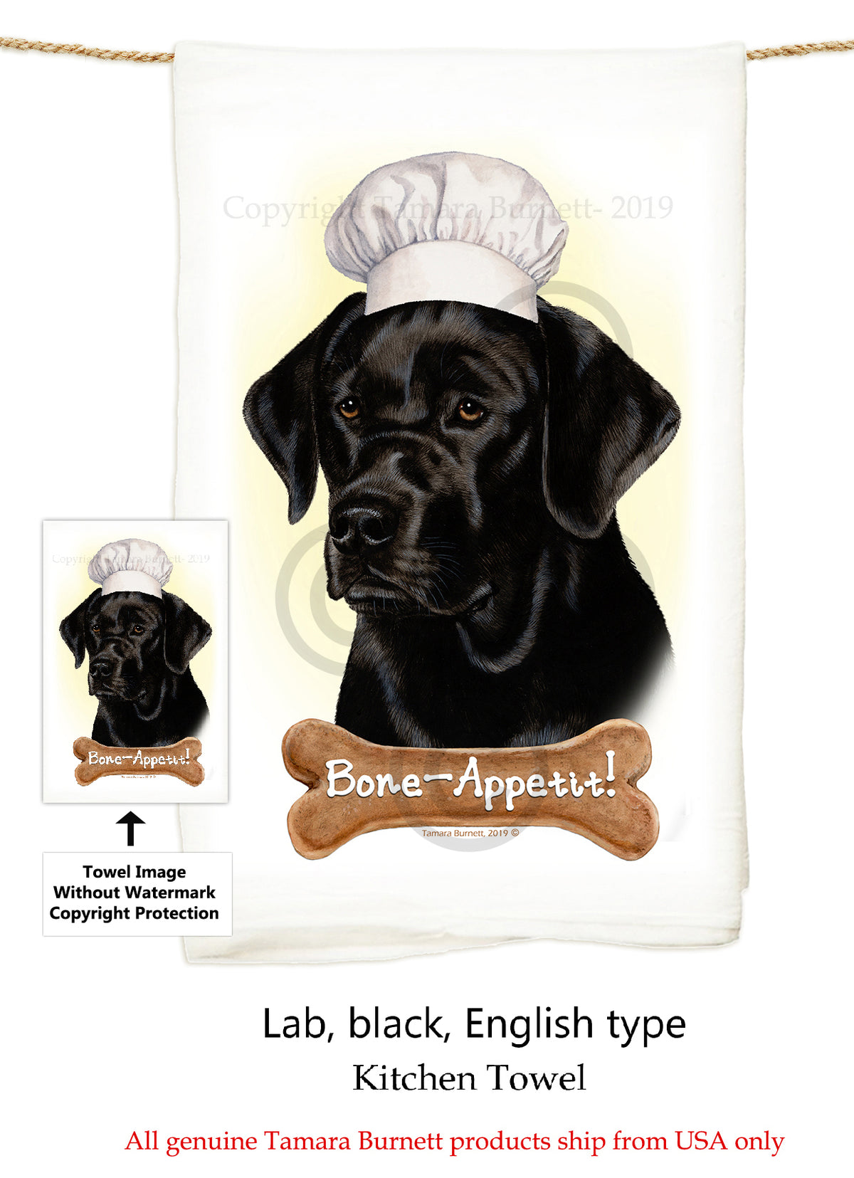 Labrador Retriever Flour Sack Towel
