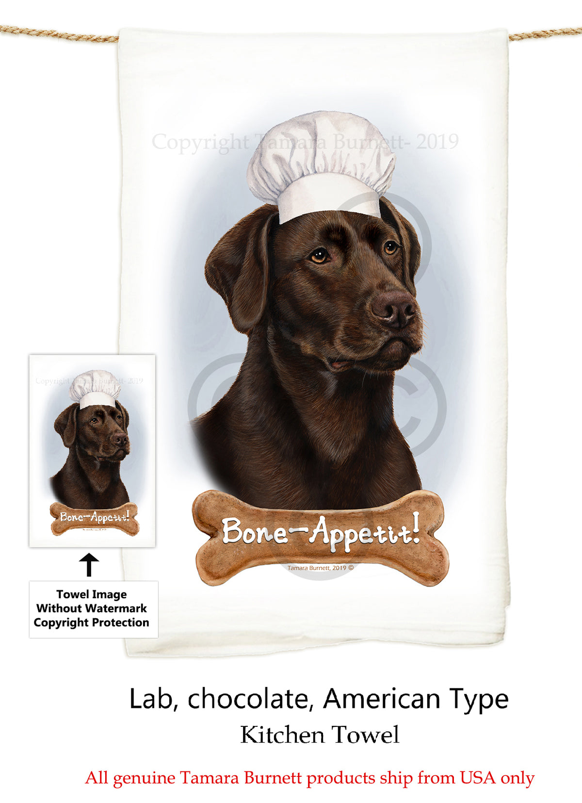 Labrador Retriever Flour Sack Towel