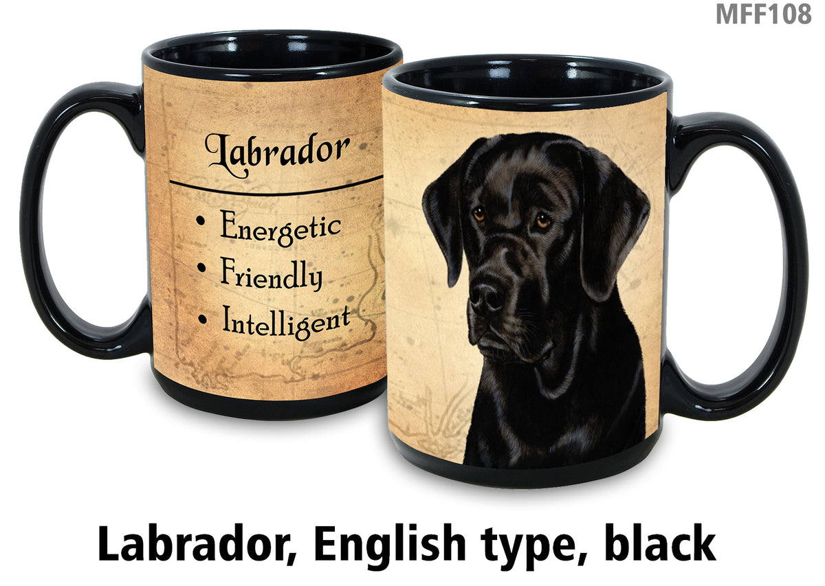 Labrador Retriever (Black) - My Faithful Friends Mug 15 oz