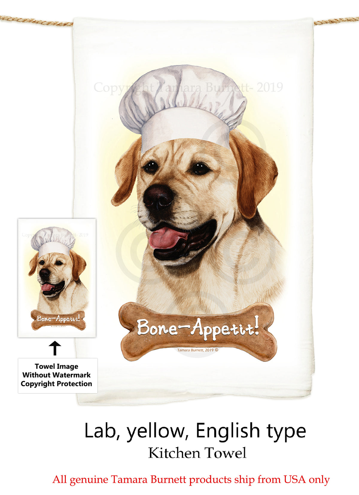 Labrador Retriever Flour Sack Towel