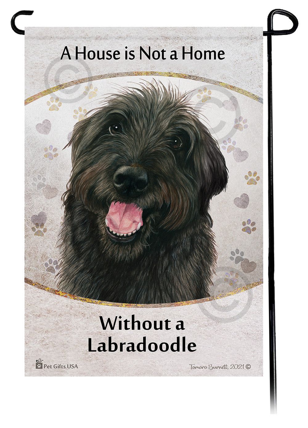 Labradoodle House Is Not A Home - Garden Flag