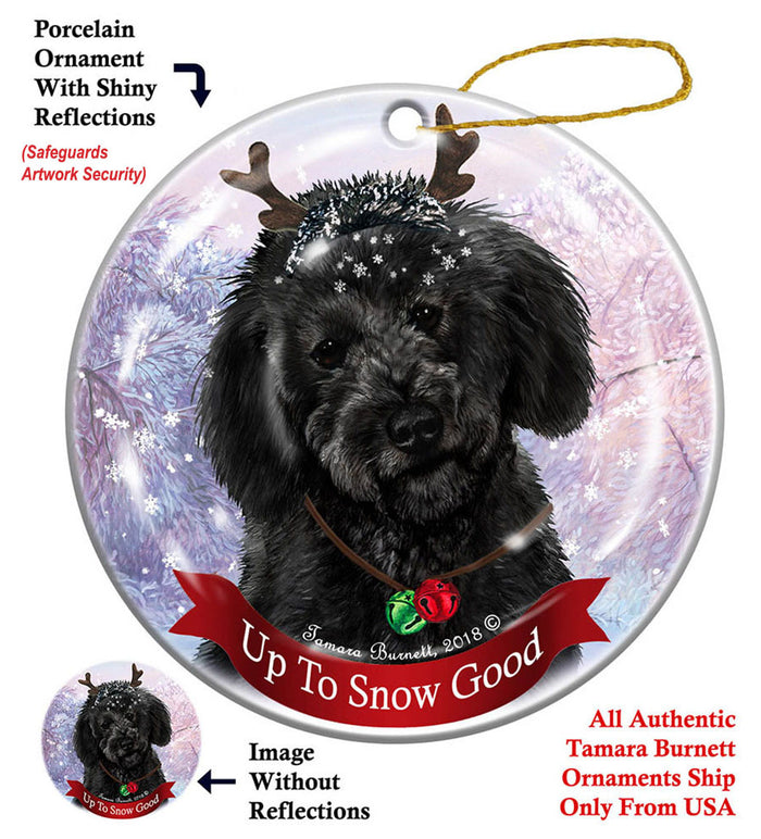 Labradoodle - Up To Snow Good Ornament