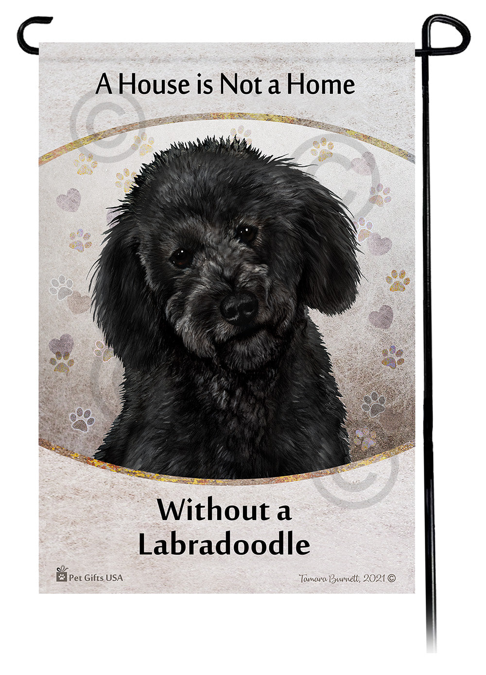 Labradoodle House Is Not A Home - Garden Flag