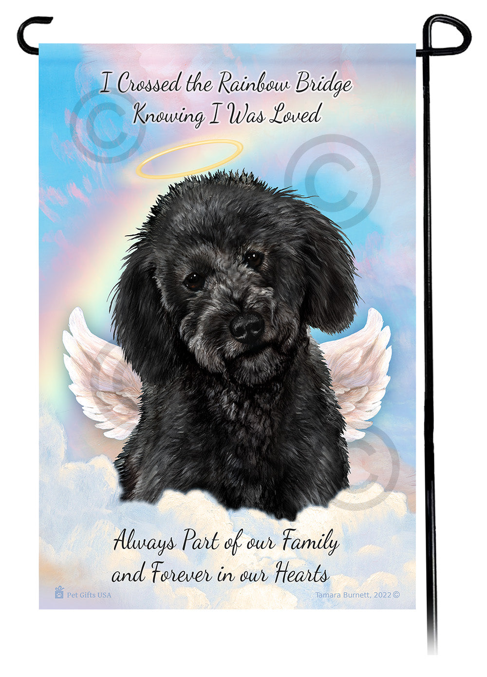 Labradoodle Memorial - Garden Flag
