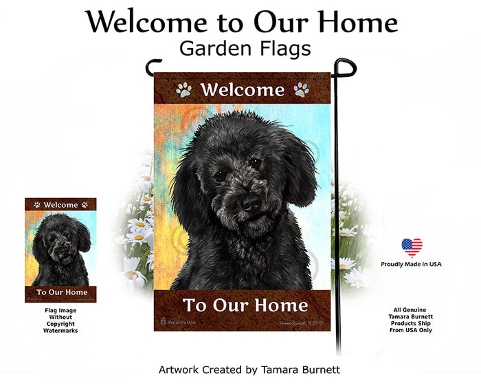 Labradoodle Welcome To Our Home Garden Flags