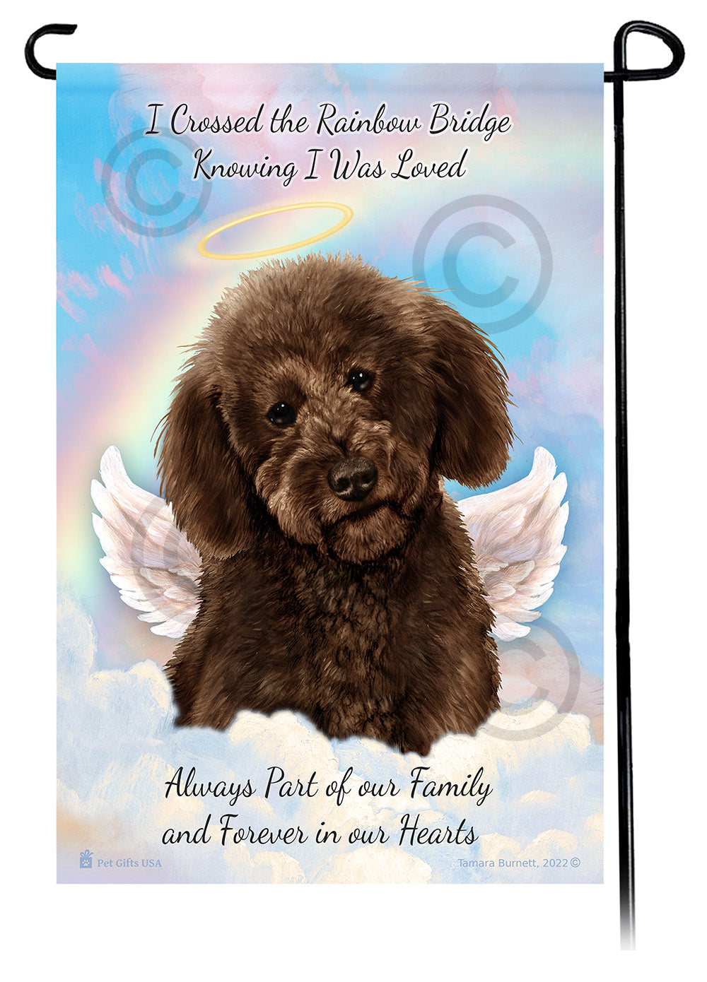 Labradoodle Memorial - Garden Flag