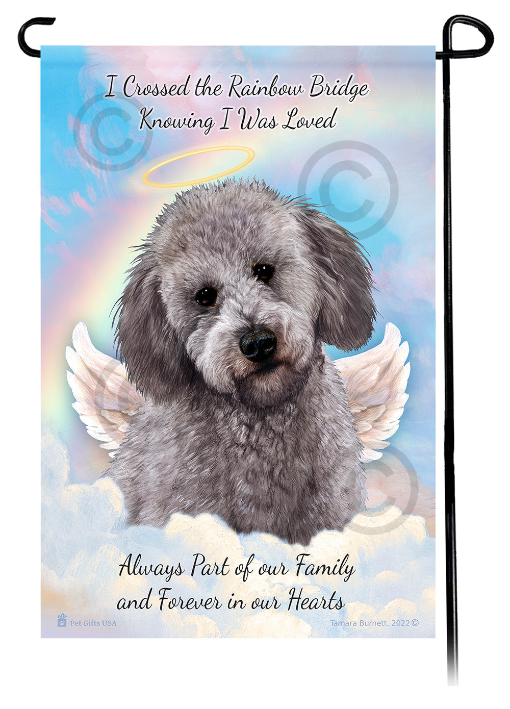 Labradoodle Memorial - Garden Flag