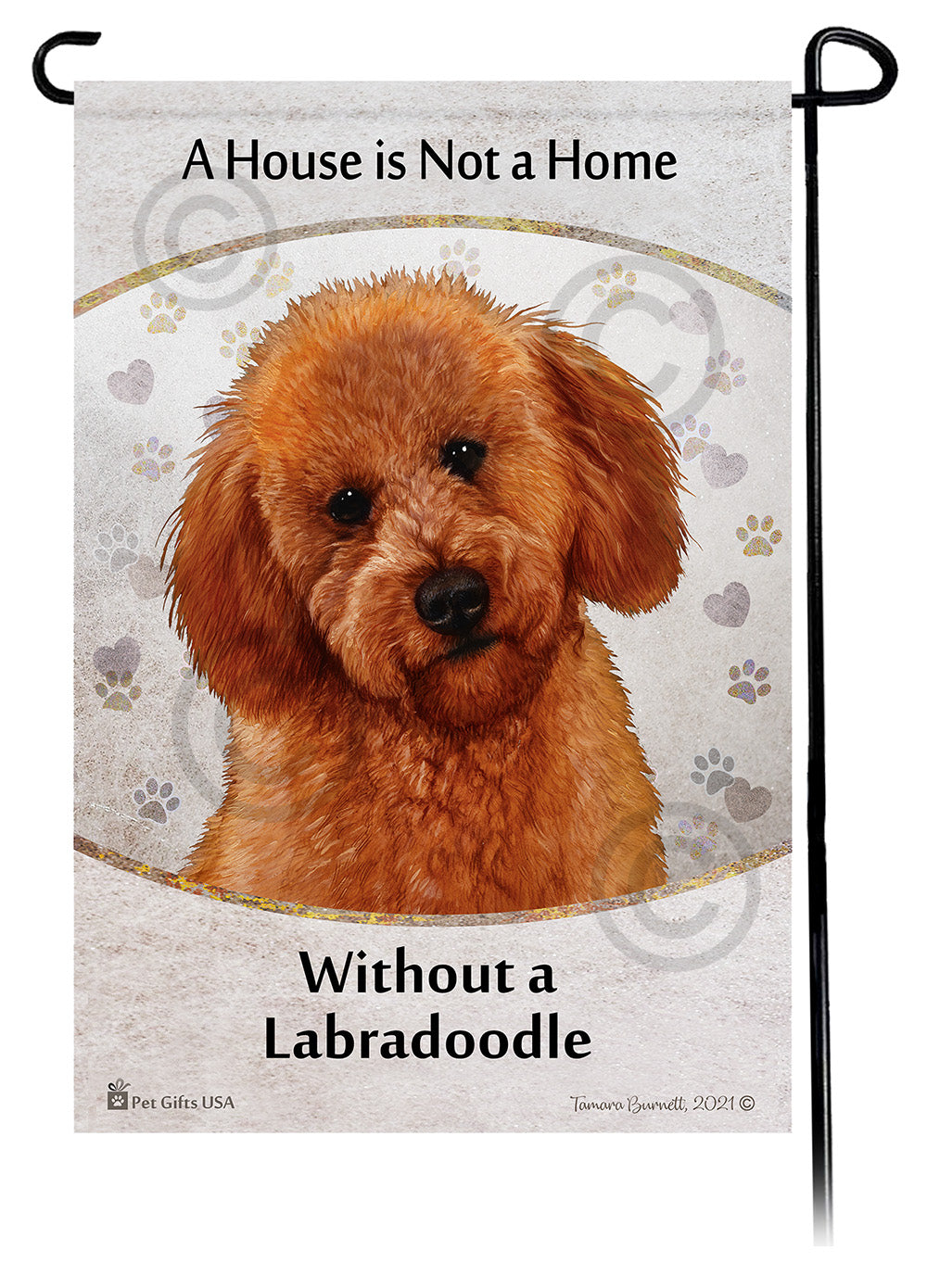 Labradoodle House Is Not A Home - Garden Flag