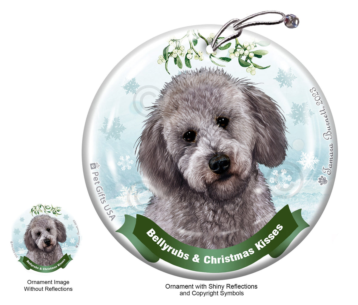 Labradoodle Grey Ornament