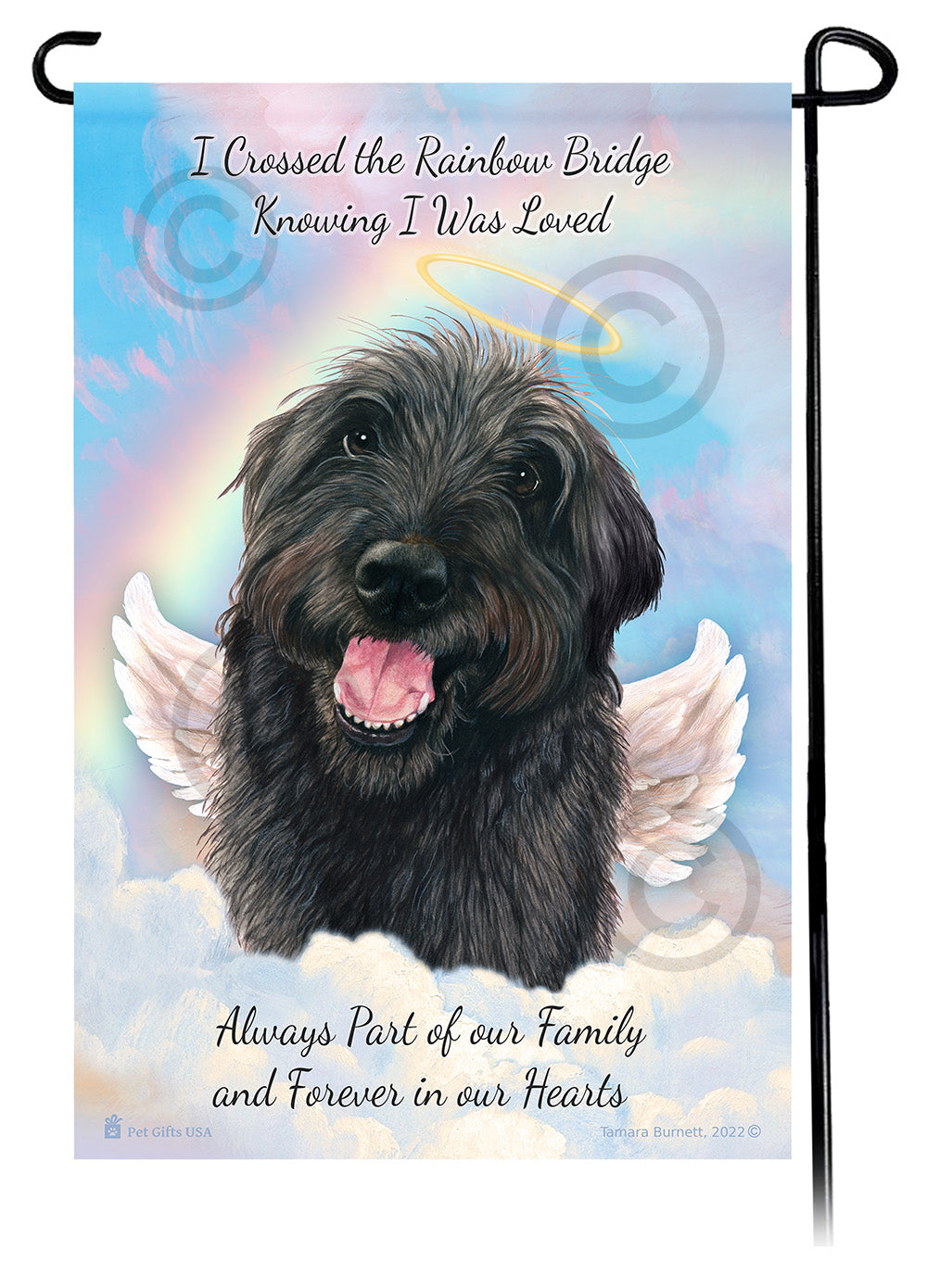 Labradoodle Memorial - Garden Flag