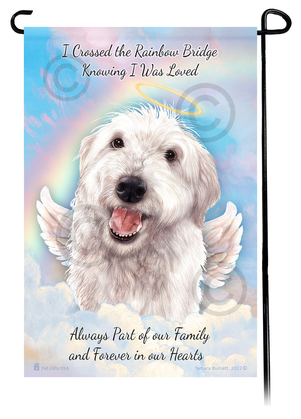 Labradoodle Memorial - Garden Flag