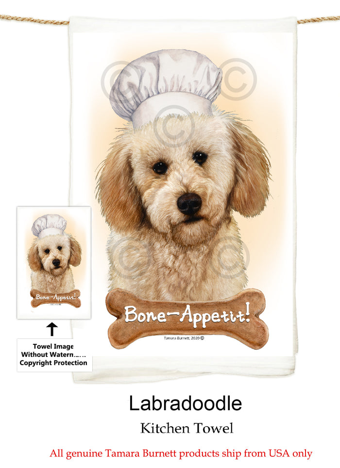 Labradoodle Flour Sack Towel