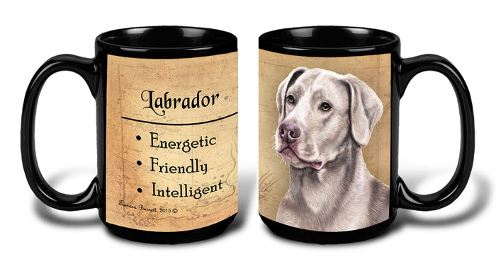 Labrador Retriever (American) Silver - My Faithful Friends Mug 15 oz