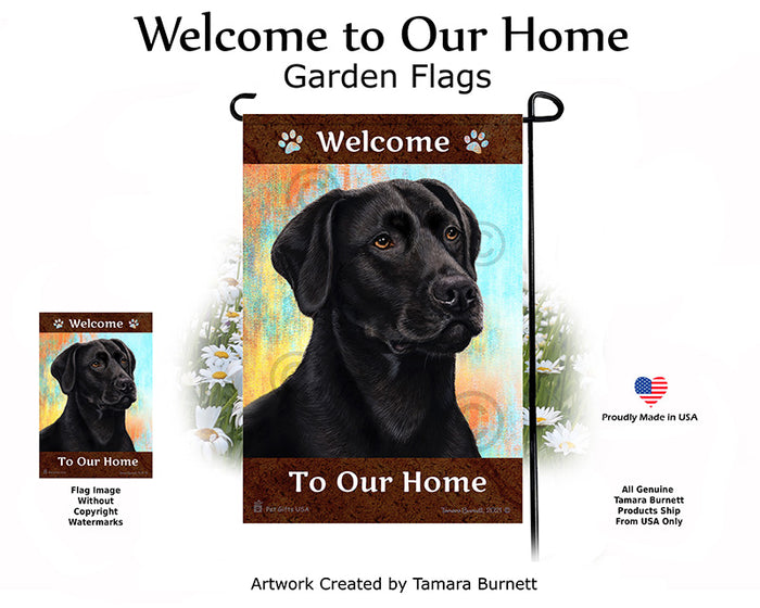 Labrador Retriever Welcome To Our Home Garden Flags