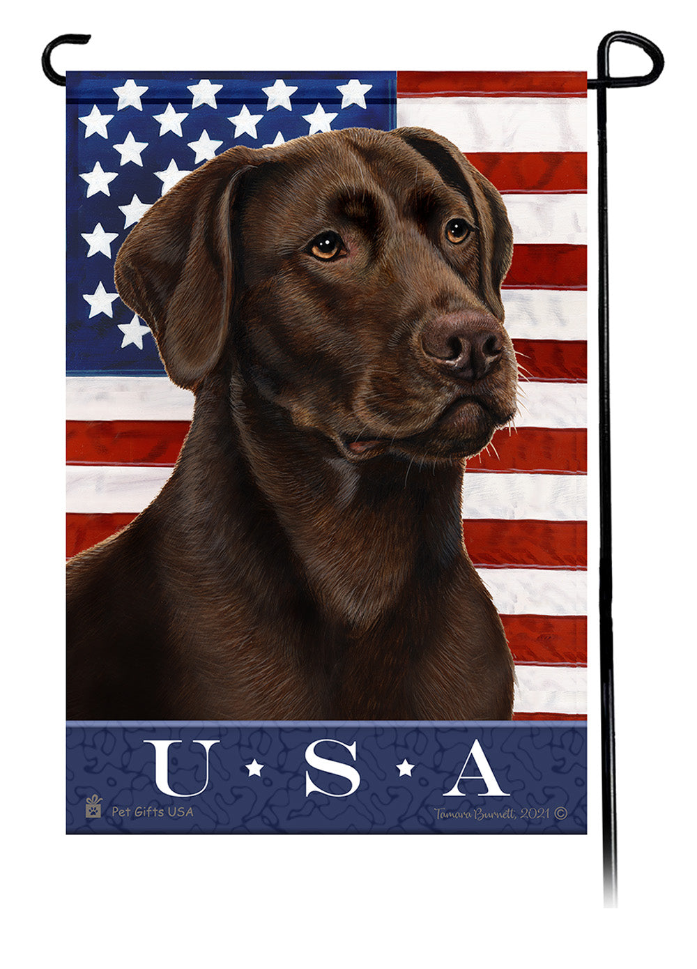 Labrador Retriever True Blue - Garden Flag