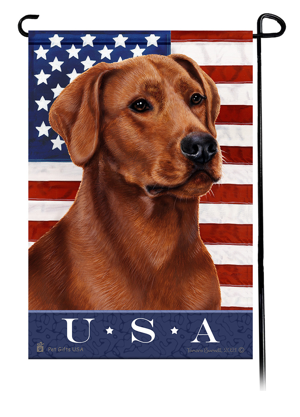 Labrador Retriever True Blue - Garden Flag