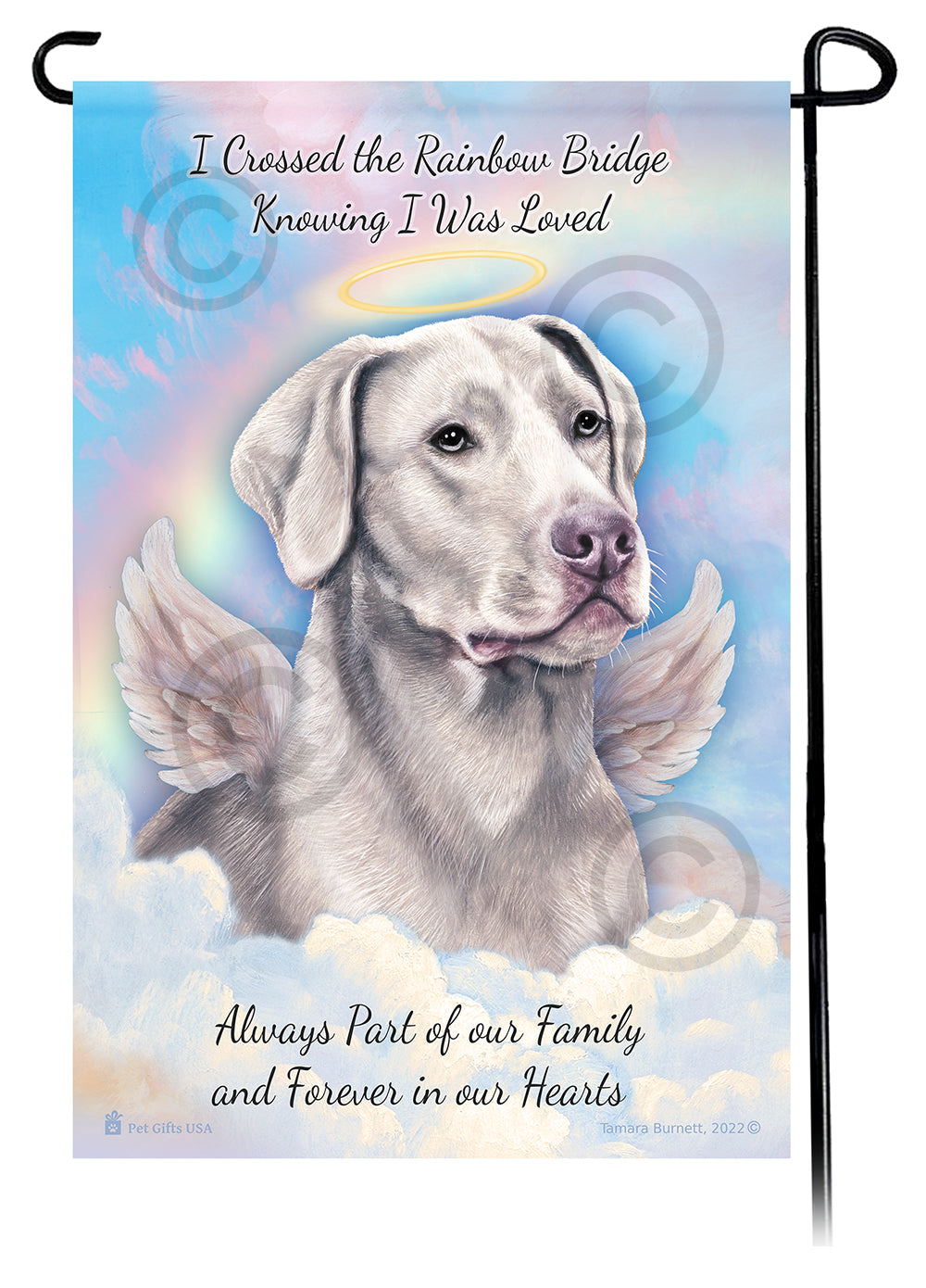Labrador Retriever Memorial - Garden Flag