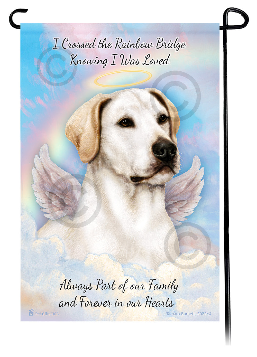 Labrador Retriever Memorial - Garden Flag