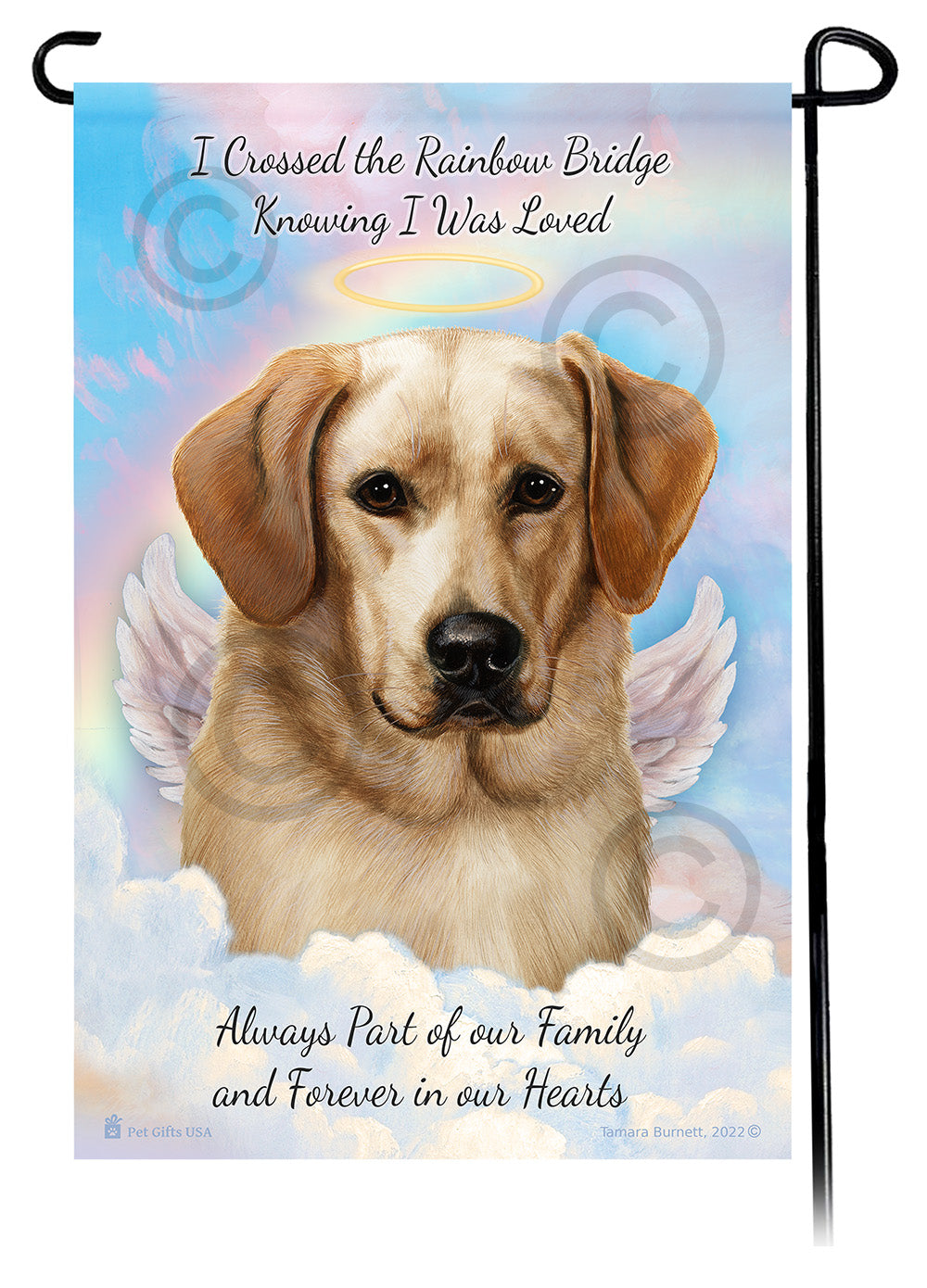 Labrador Retriever Memorial - Garden Flag