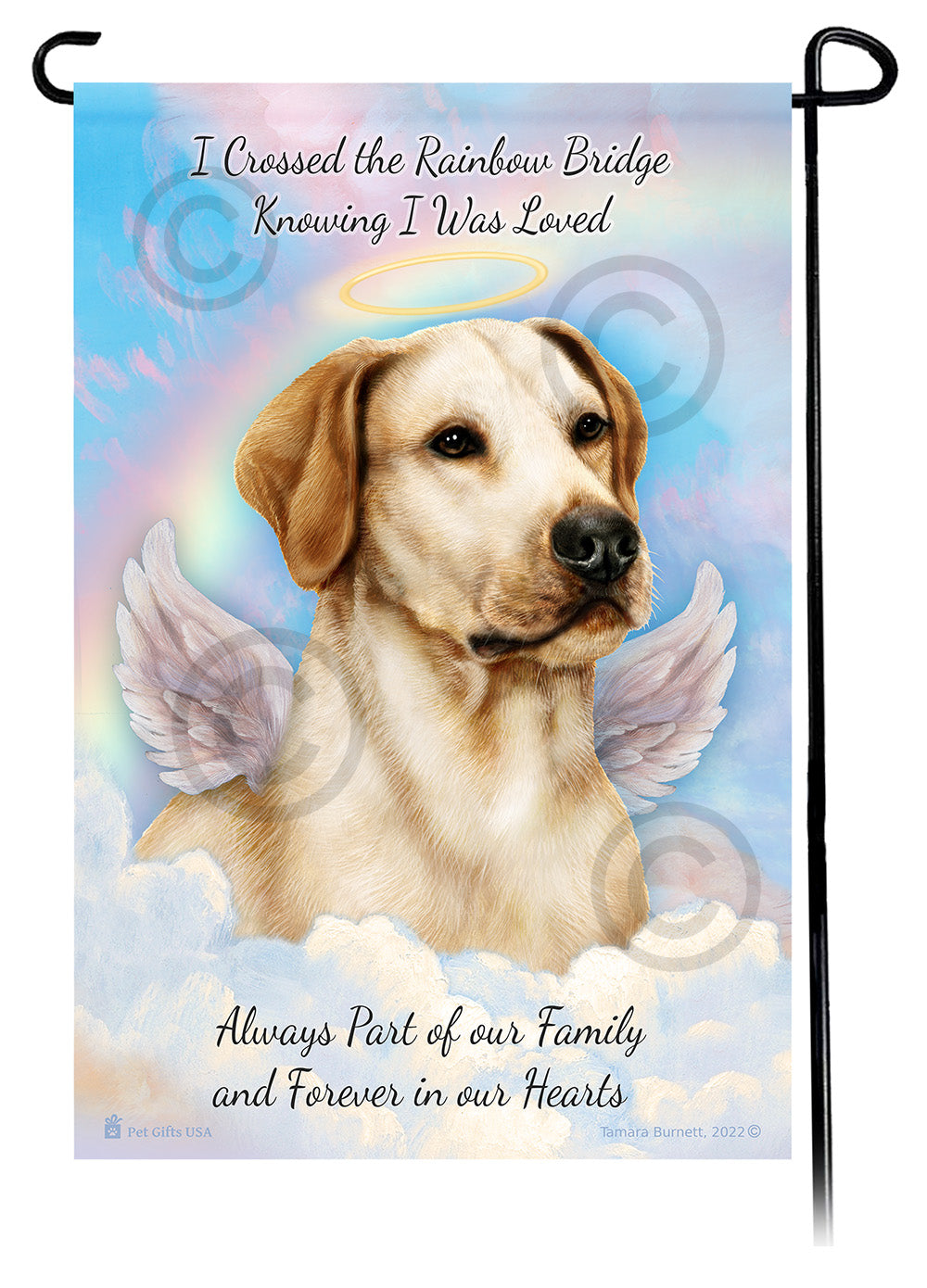 Labrador Retriever Memorial - Garden Flag