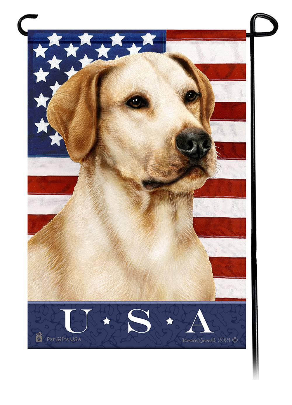 Labrador Retriever True Blue - Garden Flag