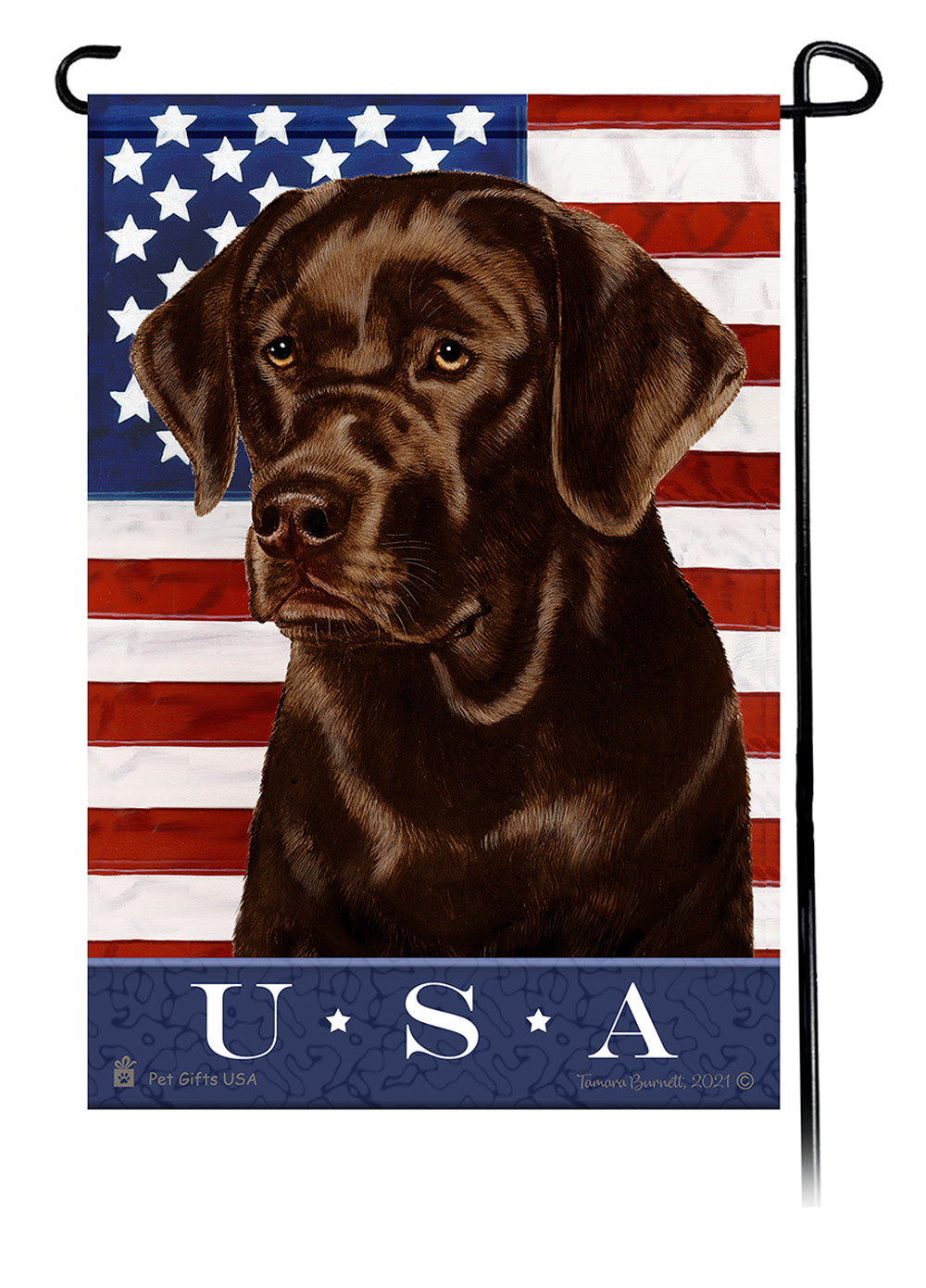 Labrador Retriever True Blue - Garden Flag