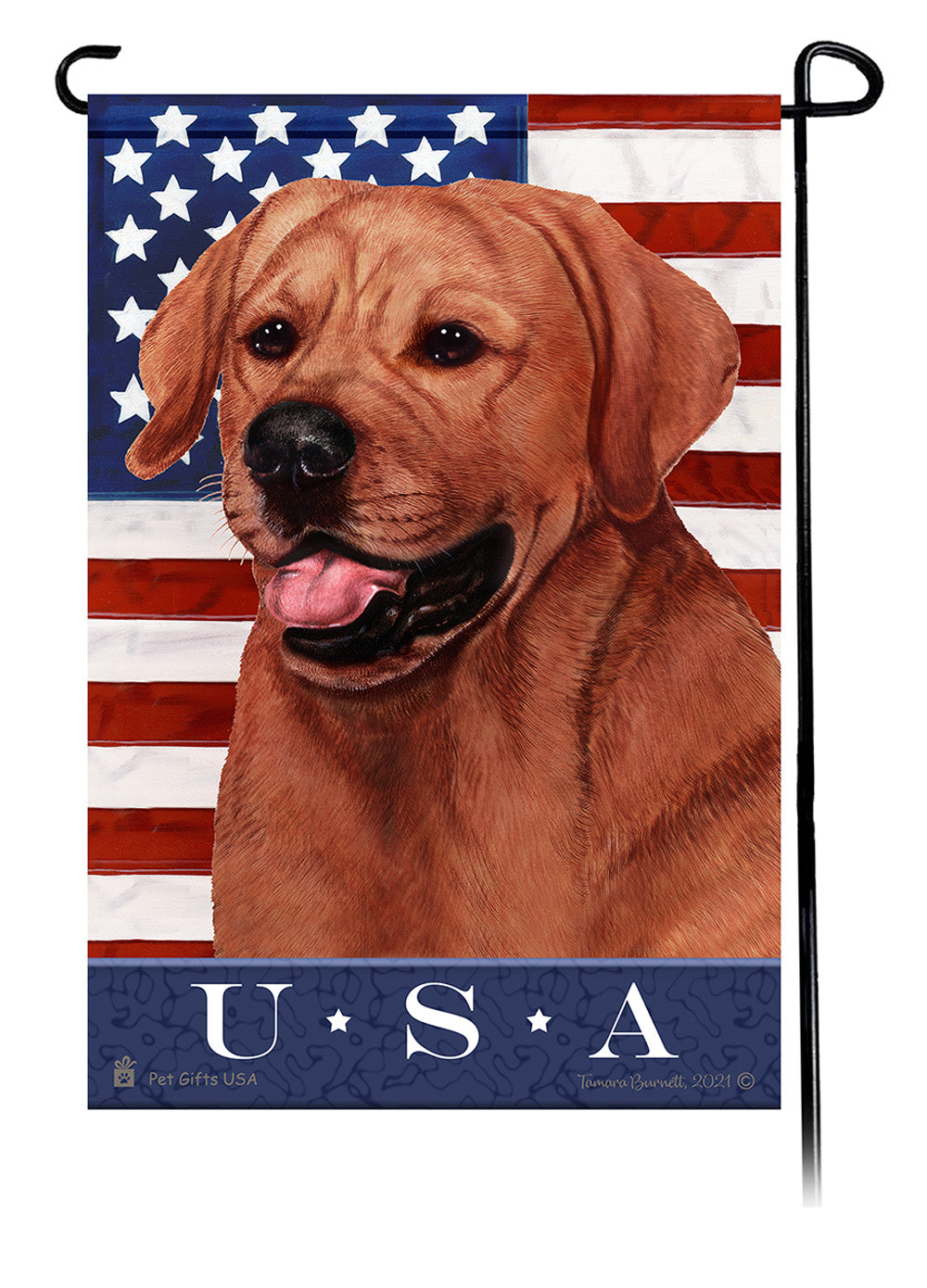 Labrador Retriever True Blue - Garden Flag