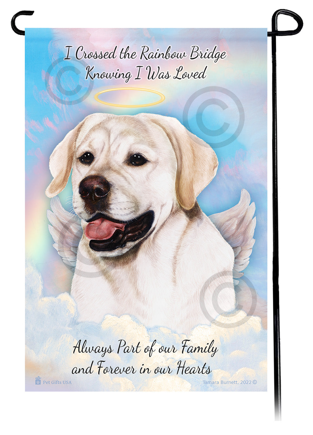 Labrador Retriever Memorial - Garden Flag