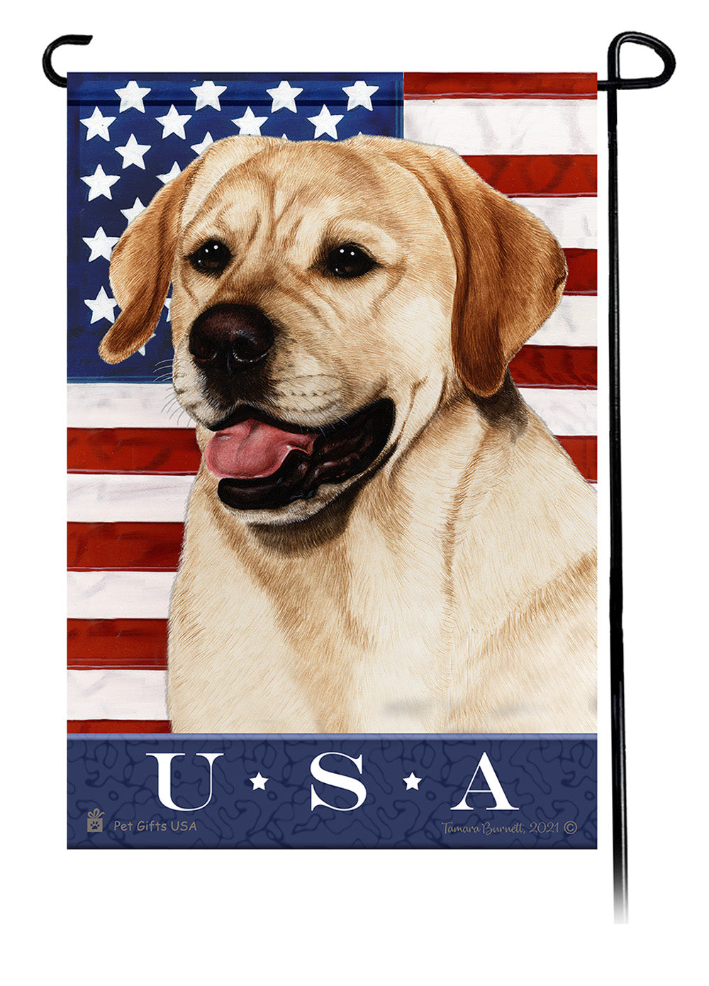 Labrador Retriever True Blue - Garden Flag