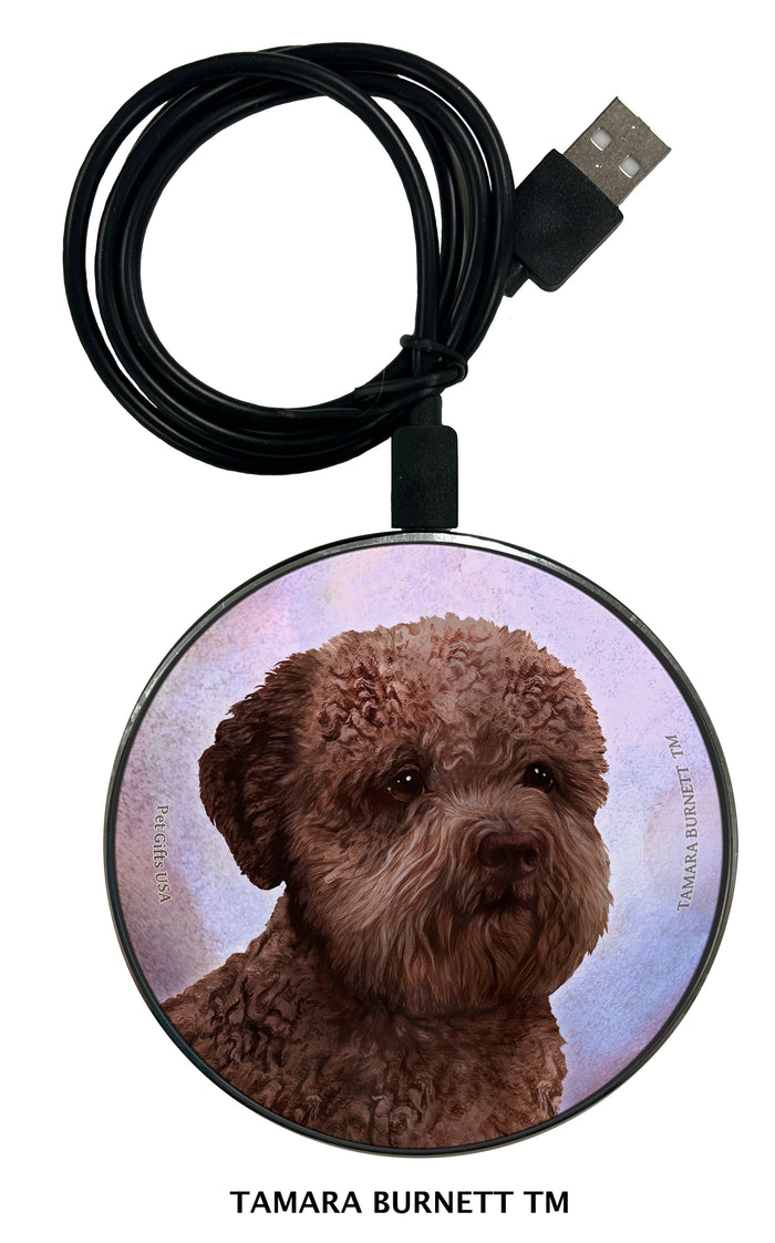 Lagotto Romagnolo Brown Zoomies Wireless Charger