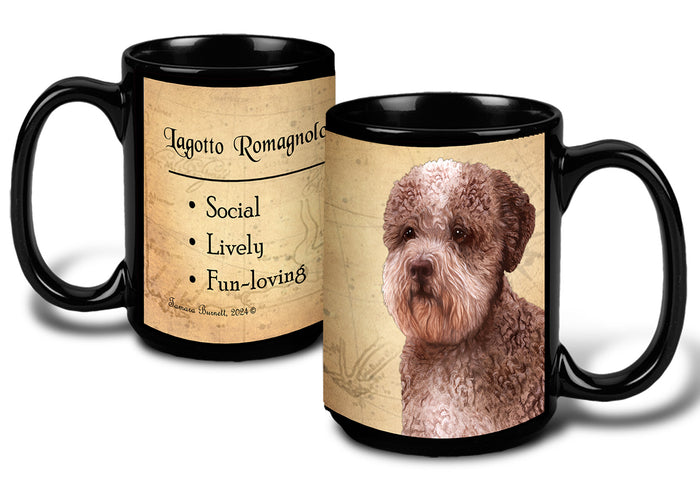 Lagotto Romagnolo Brown Roan - My Faithful Friends Mug 15 oz
