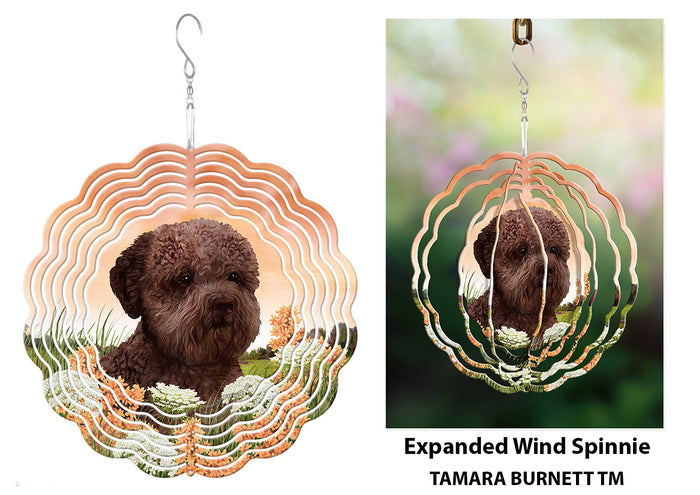 Lagotto Romagnolo Brown Wind Spinner