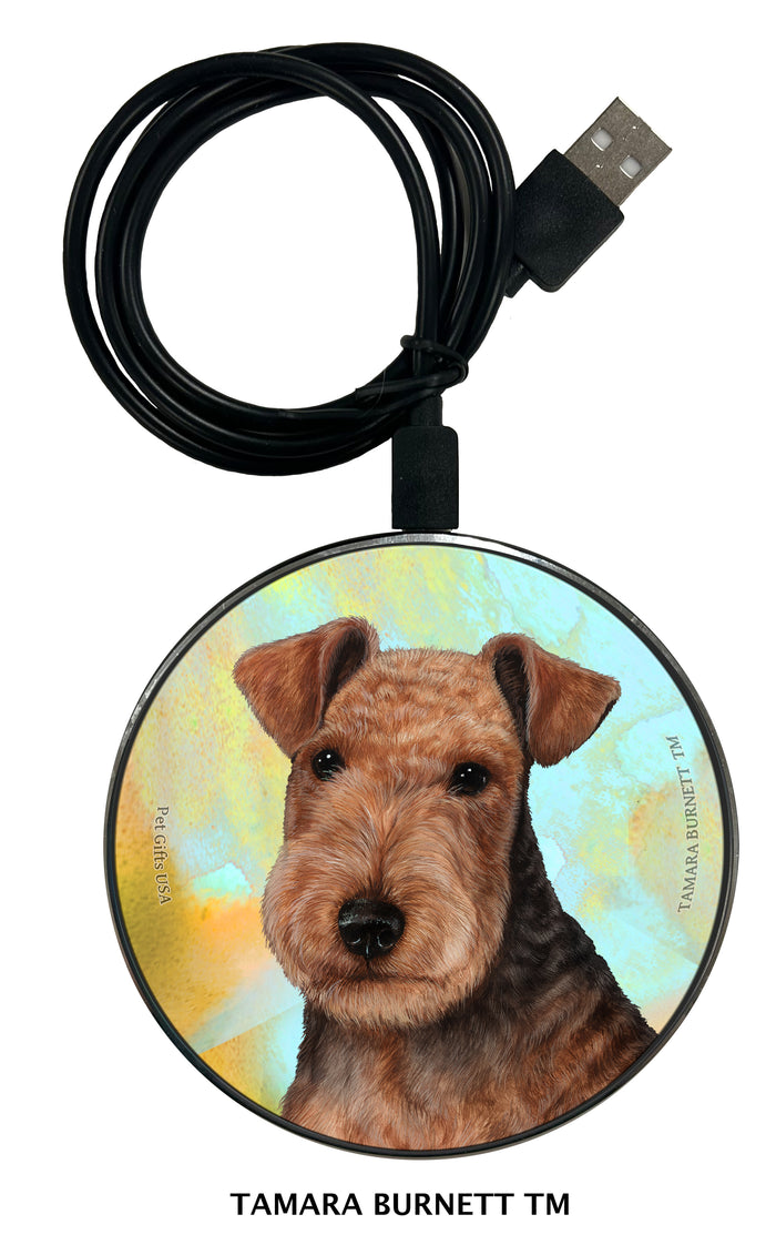 Lakeland Terrier Zoomies Wireless Charger