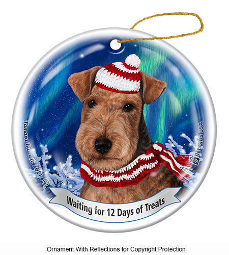 Lakeland Terrier 12 Days of Treats Ornament