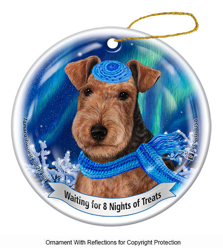 Lakeland Terrier Hanukkah Ornament