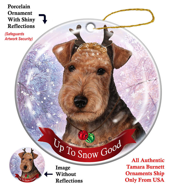 Lakeland Terrier - Up To Snow Good Ornament