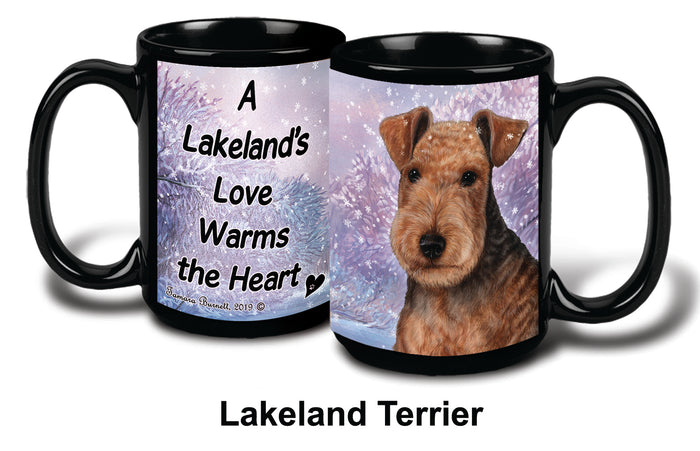 Lakeland Terrier Winter Mug 15 oz