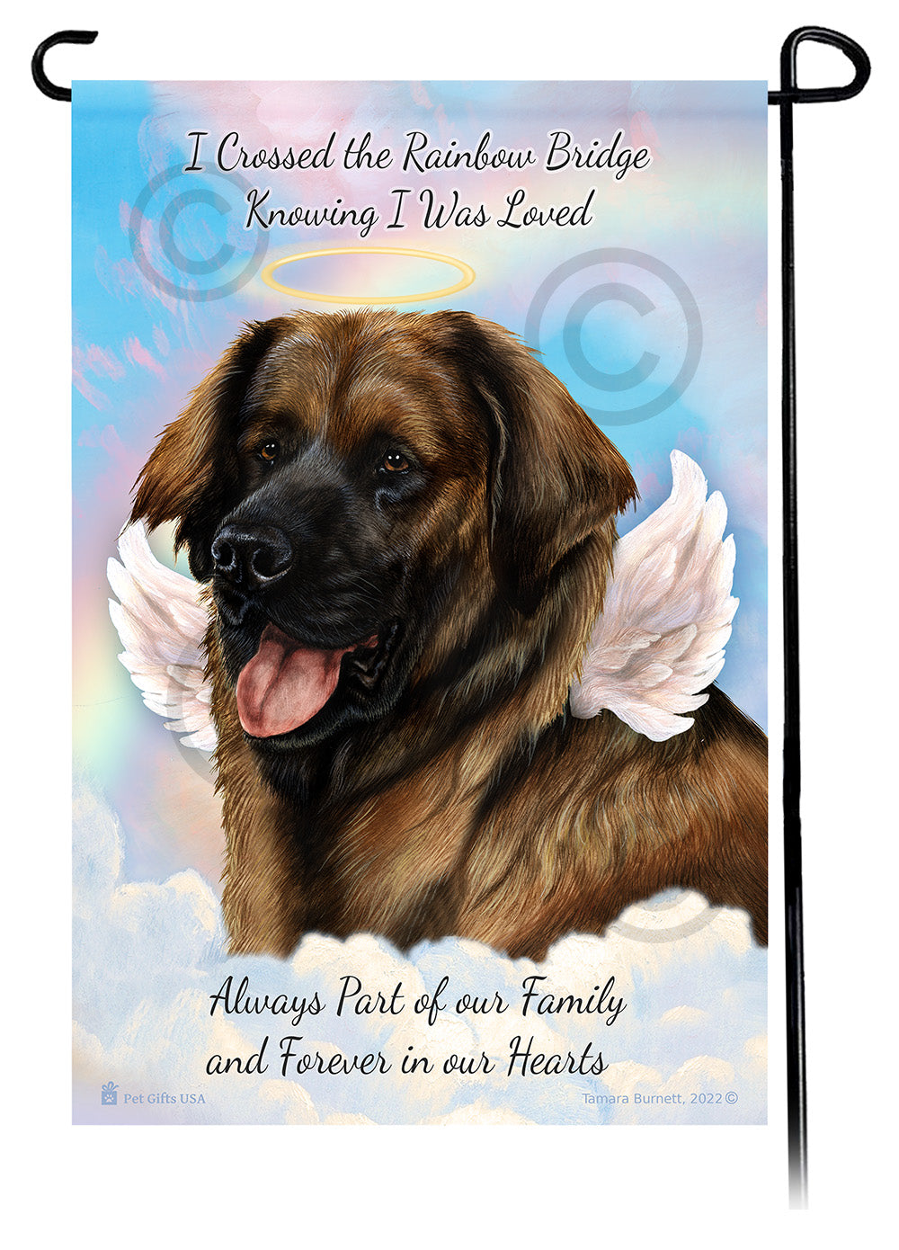 Leonberger Memorial Garden Flags