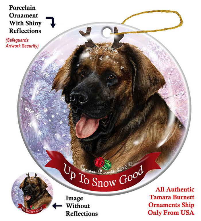 Leonberger - Up To Snow Good Ornament