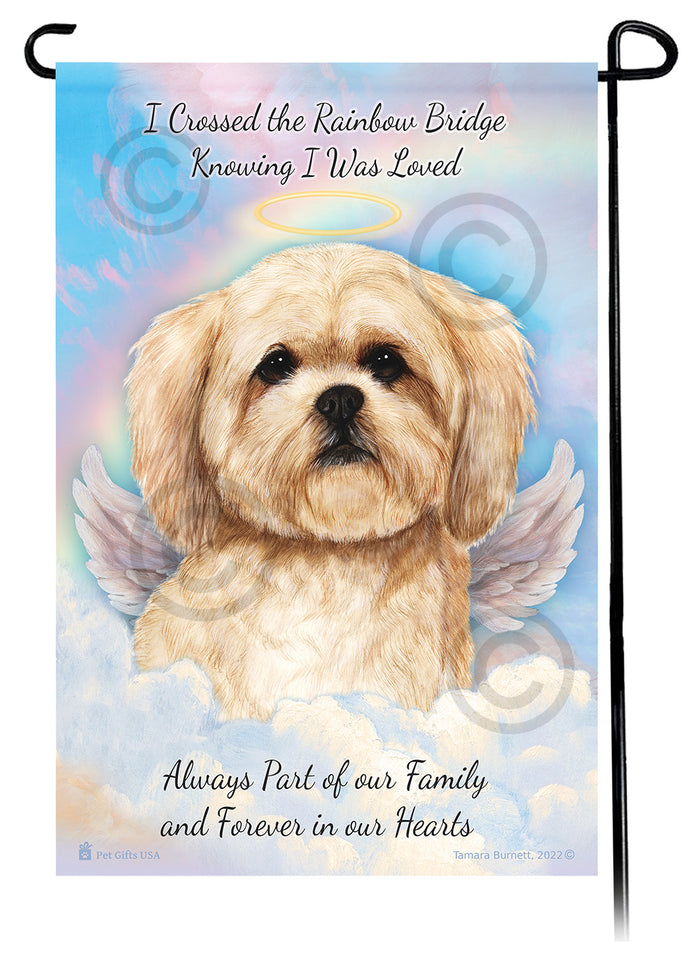 Lhasa Apso Memorial Garden Flags